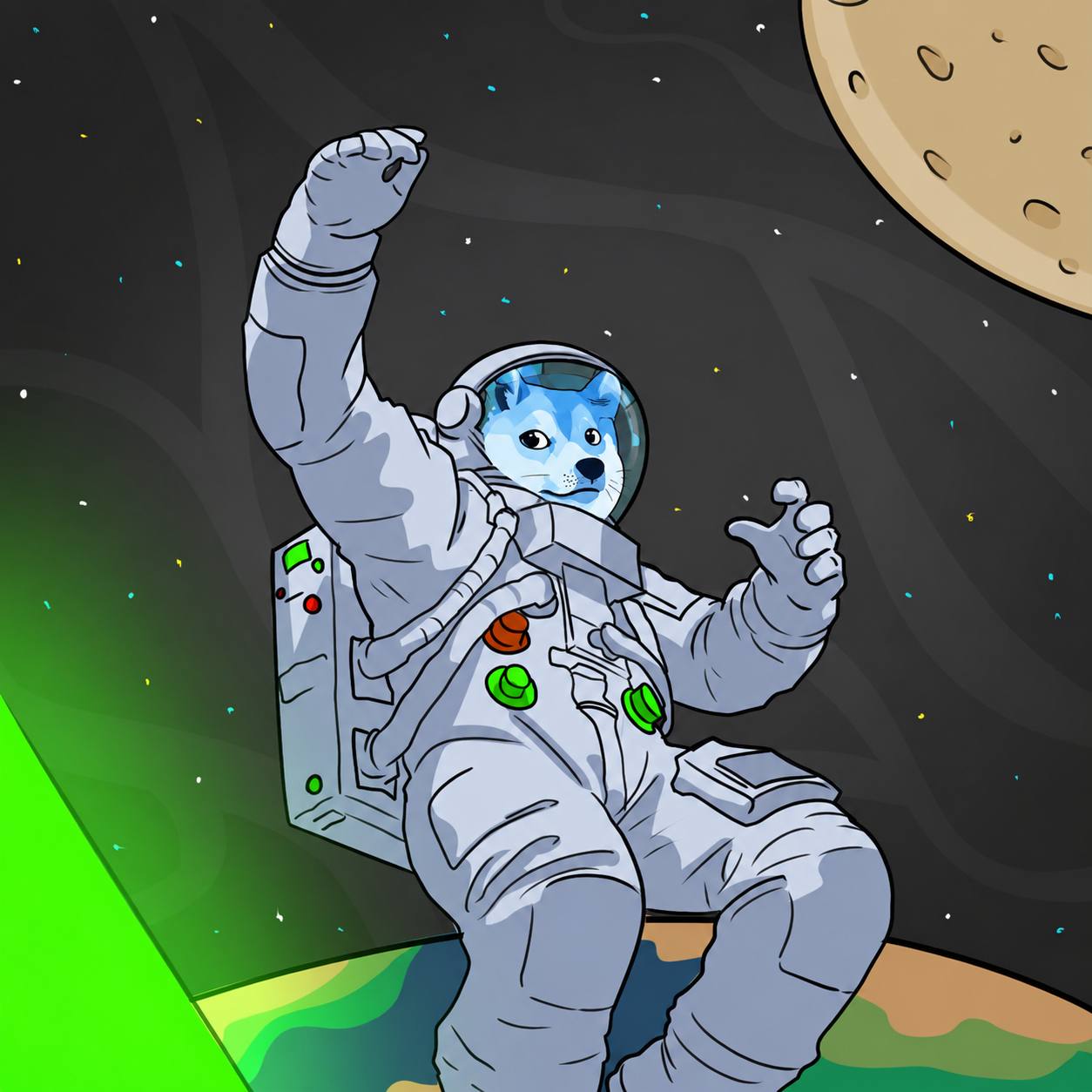 Arc Doge in orbit